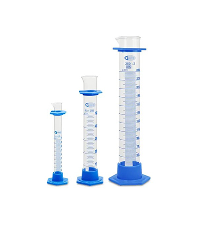 PROBETA GRADUADA BASE PLASTICA X 100 ML - GLASSCO