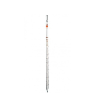 PIPETAS GRADUADAS TIPO MOHR DE 5 ML (1/10) C/CERT. LOTE - GLASSCO