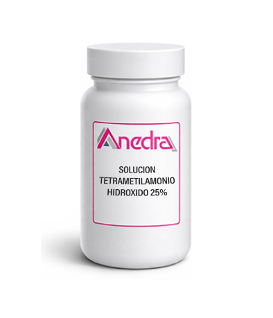 TETRAMETILAMONIO HIDROXIDO SOLUCION 25% EN AGUA X 250 ML ANEDRA