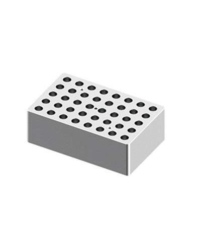 BLOQUE DLAB PARA BANO SECO HB120 DIGITAL - 40 TUBOS DE 1.5 ML - DRAGON LAB-