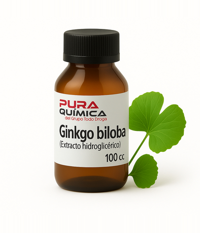 EXTRACTO HIDROGLICERICO GINKGO BILOBA (COSMETICA NATURAL)