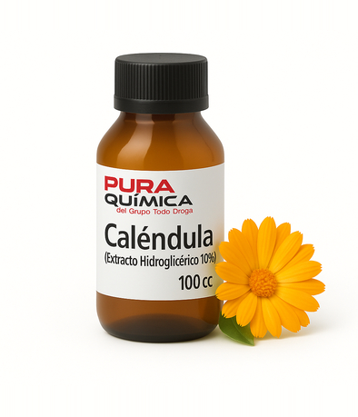 EXTRACTO HIDROGLICERICO CALENDULA 10 % X LT COSMETICA NATURAL