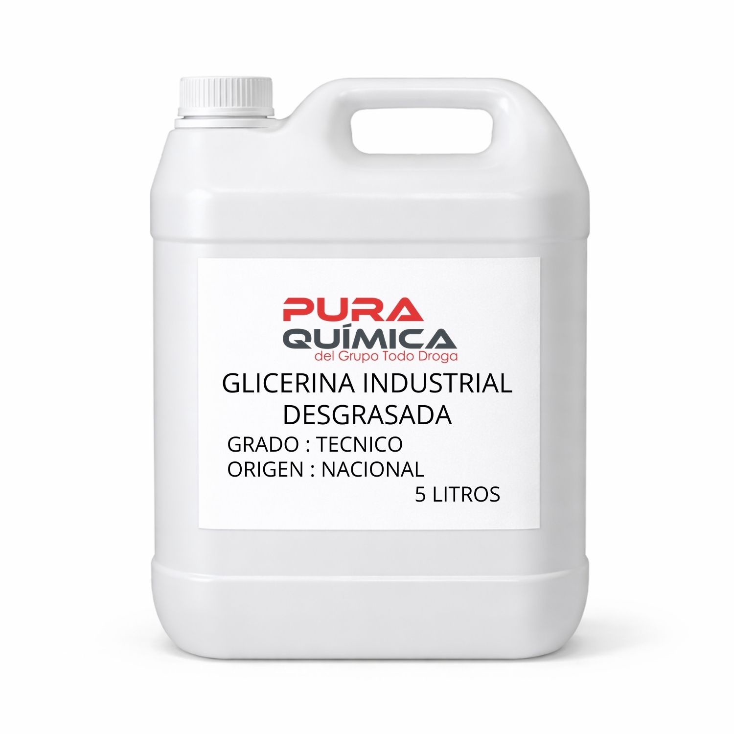 GLICERINA INDUSTRIAL DESGRASADA X 6.25 KG (BIDON)