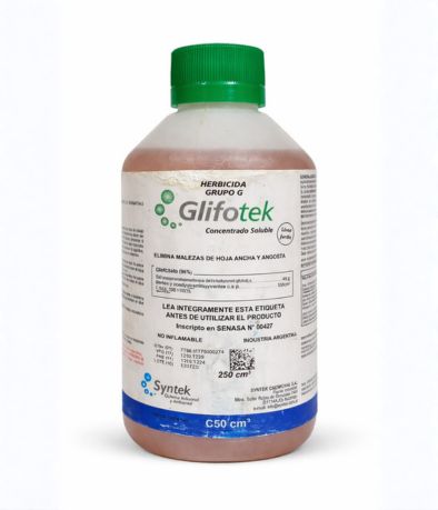 MATAYUYOS TOTAL GLIFOSATO 48% GLIFOTEK X 250 CC 1+20 LTS