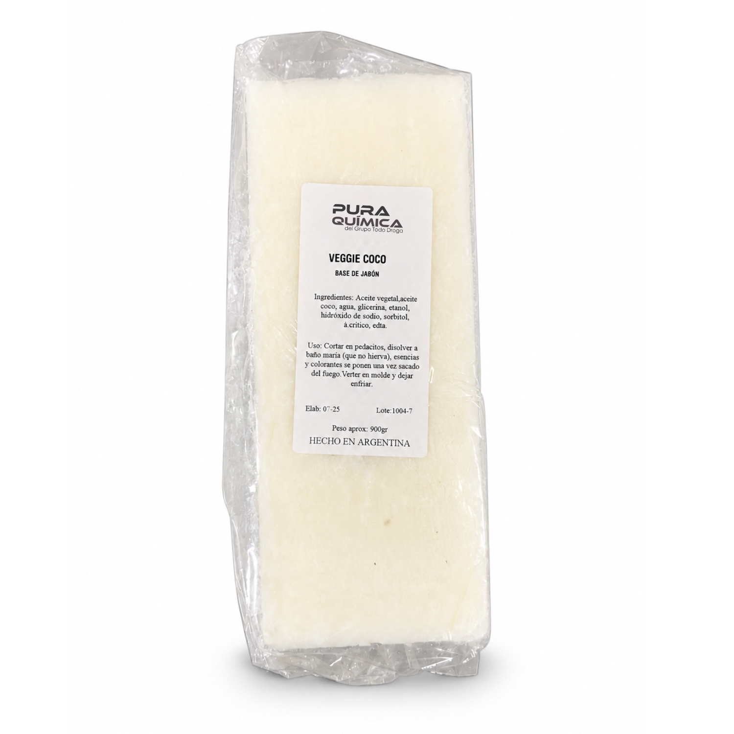 PAN BASE COCO 100%  VEGETAL (COCONUT SOAP)