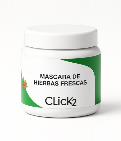 MASCARA DE HIERBAS FRESCAS X 250 CC CLICK2