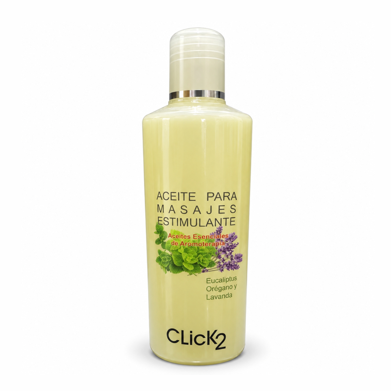 ACEITE PARA MASAJES ESTIMULANTE X 150 CC CLICK2