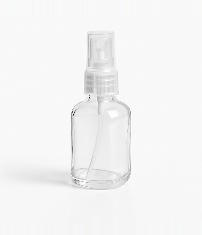 FRASCO VIP VIDRIO CRISTAL BOCA 18 X 30 CC C/VALVULA SPRAY