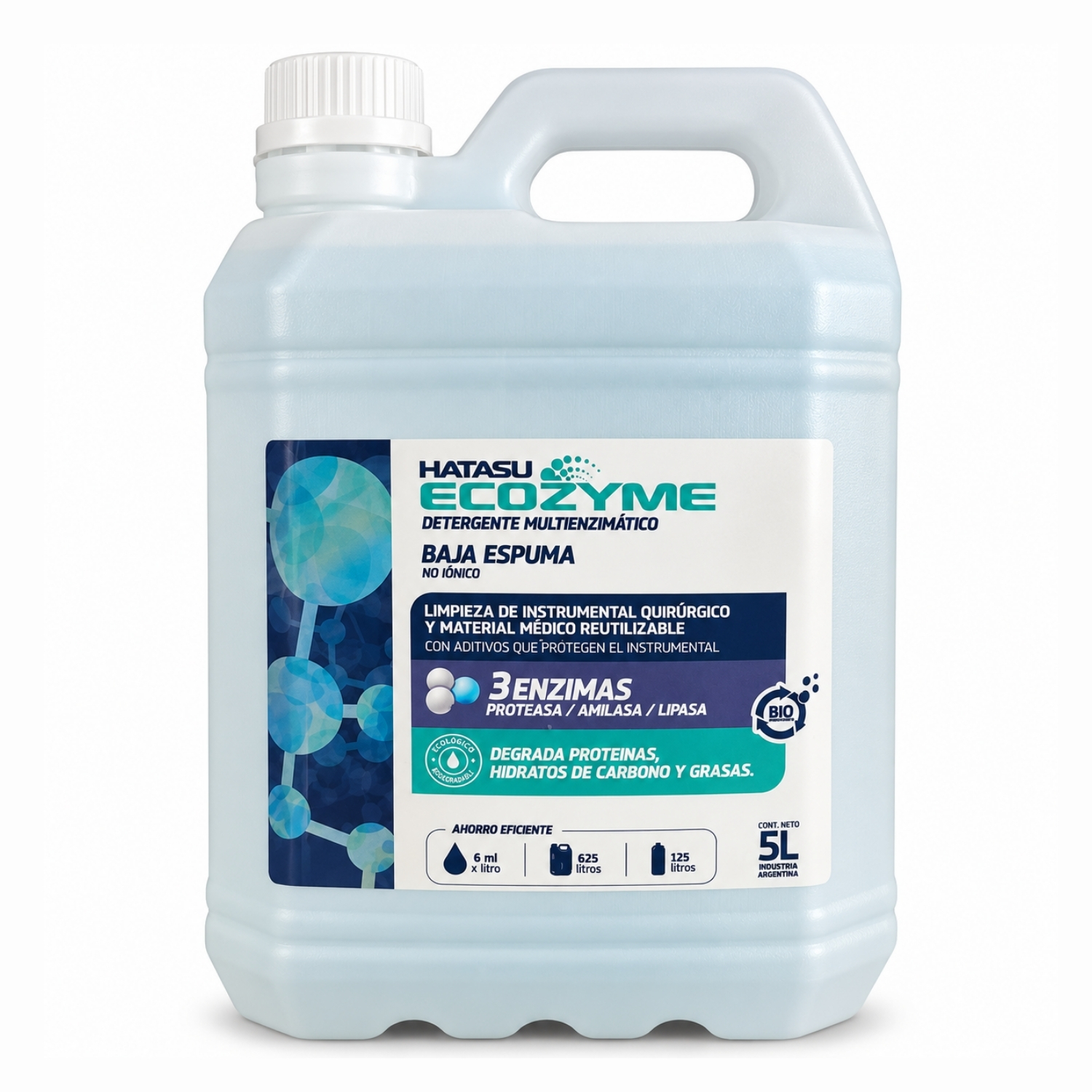 DETERGENTE MULTIENZIMATICO NO IONICO X LTS (ECOZYME)