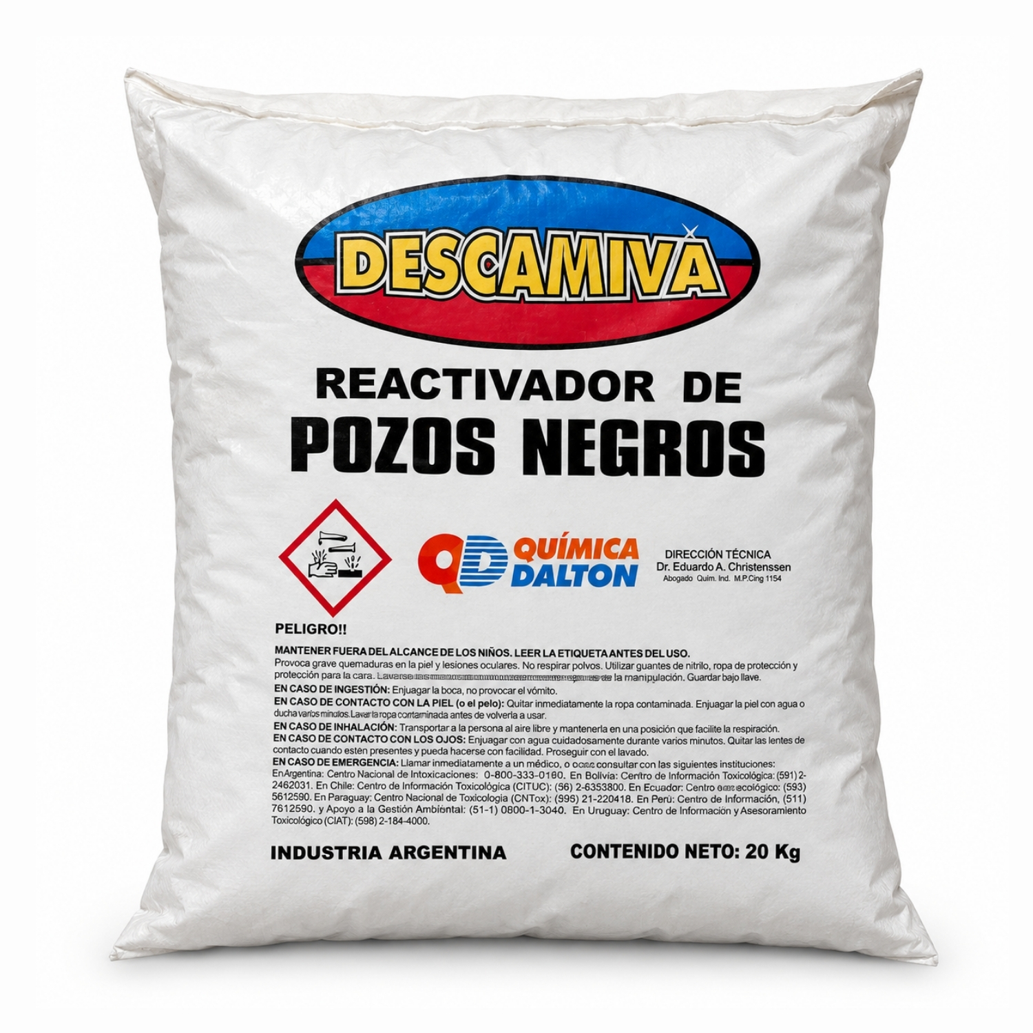 DESCAMIVA - REACTIVO DE POZOS (BOLSA 20KG)