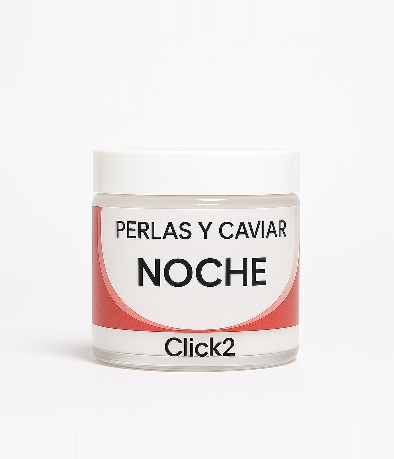 CREMA PERLAS NEGRAS Y CAVIAR NOCHE X 55 CC CLICK2