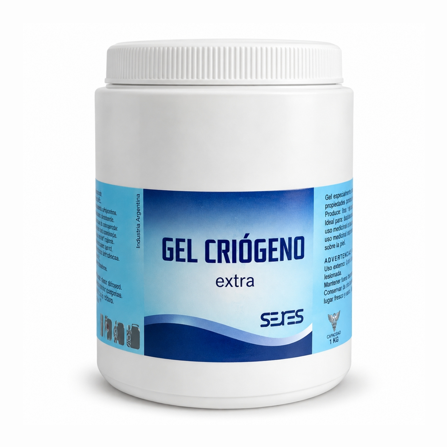 GEL CRIOGENO EXTRA FUERTE AZUL X KG