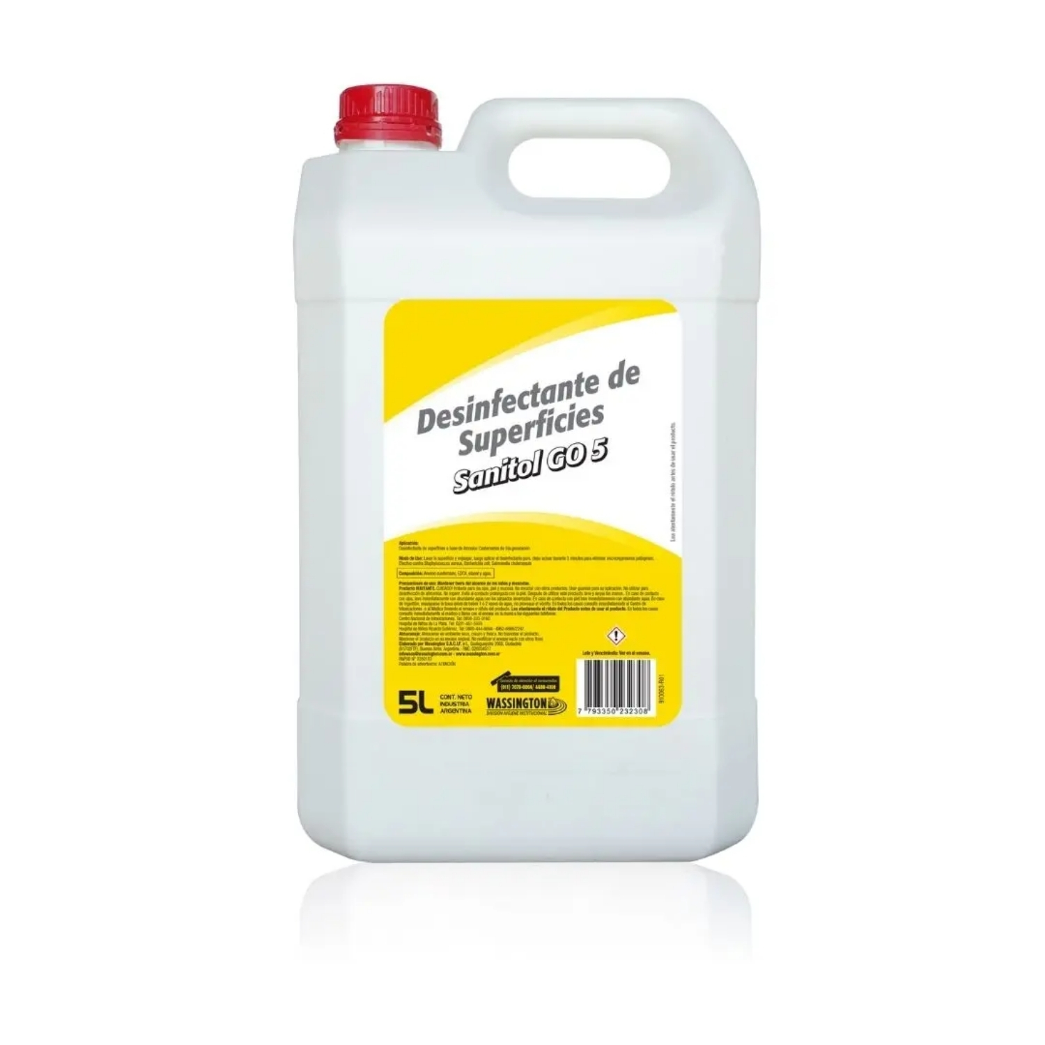 SANITOL  (LIMPIADOR DESINFEC) 4.8%CB (BACTERICIDA) X LT WASSINGTON -SENASA