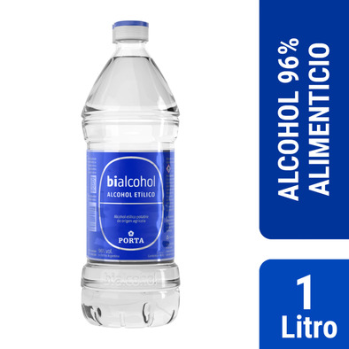 ALCOHOL PURO ETILICO 96%  X LT PORTA