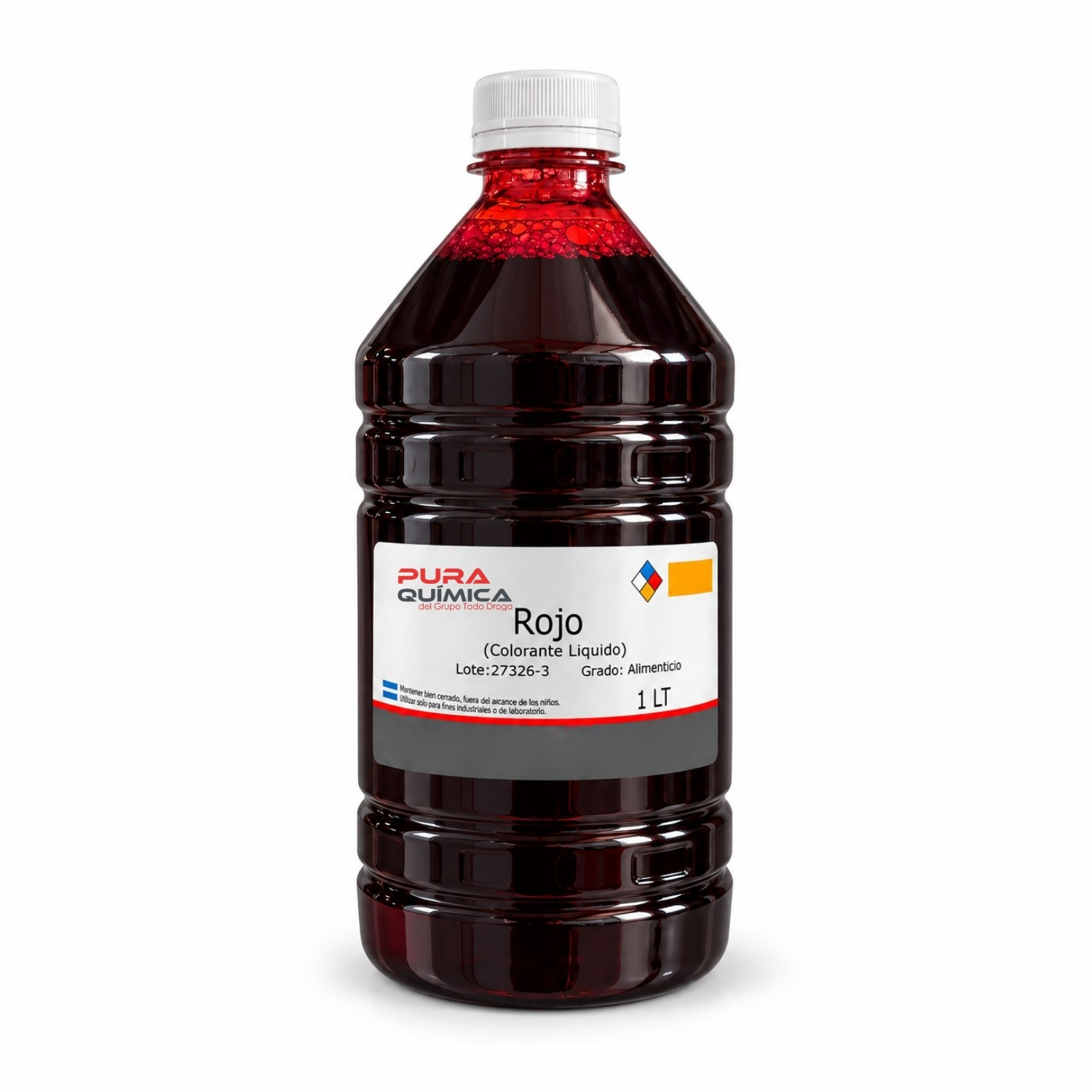 COLORANTE ROJO LIQUIDO X LT