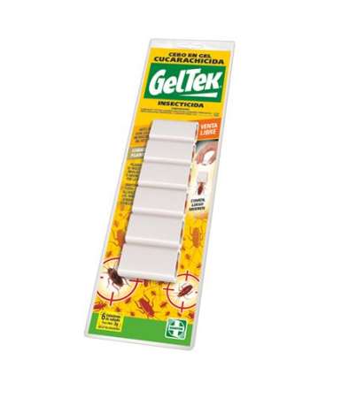 GELTEK GEL CUCARACHICIDA EST CEBADO X 6 UN