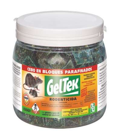 GELTEK BLOQUE RODENTICIDA (RATICIDA) X  KG