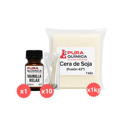 KIT INICIAL VELAS DE CERA DE SOJA