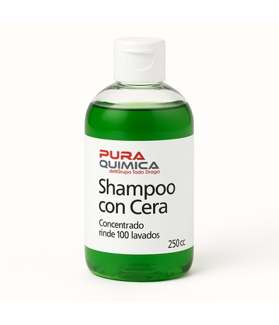 SHAMPOO CONCENTRADO C/CERA X 1 LT ( RINDE 100 LAVADOS)
