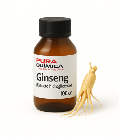 EXTRACTO HIDROGLICERICO GINSENG (COSMETICA NATURAL)