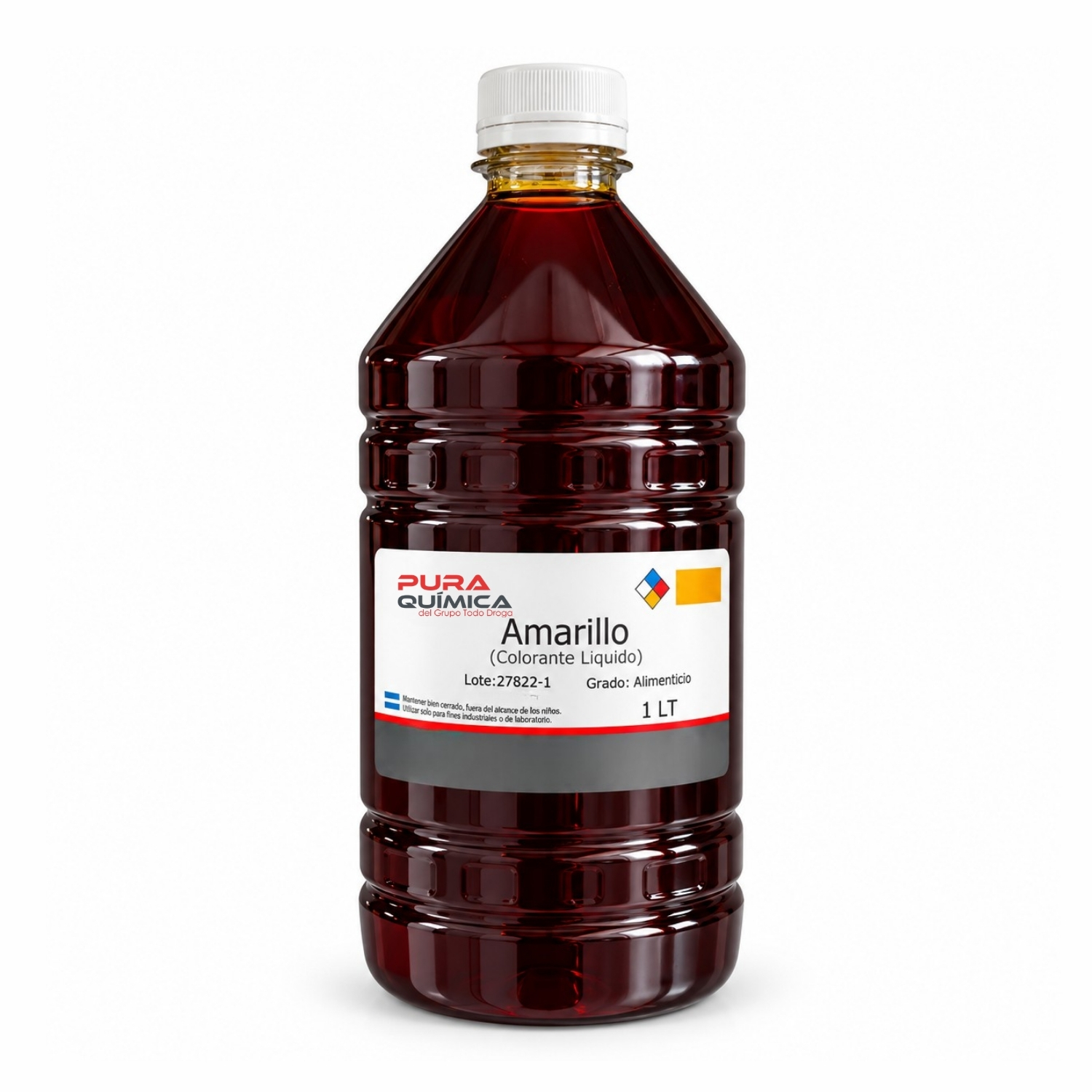 COLORANTE AMARILLO LIQUIDO X LT
