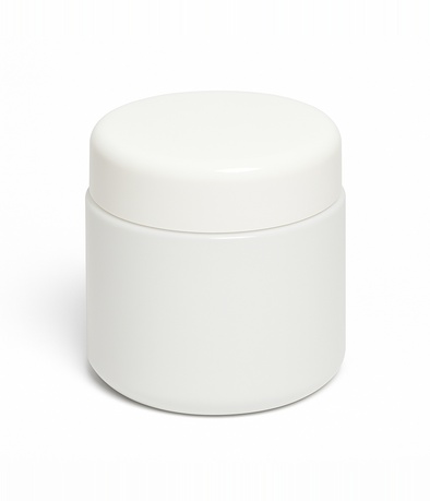 POTE R PVC BLANCO X 100 GRS C/TAPA PLANA