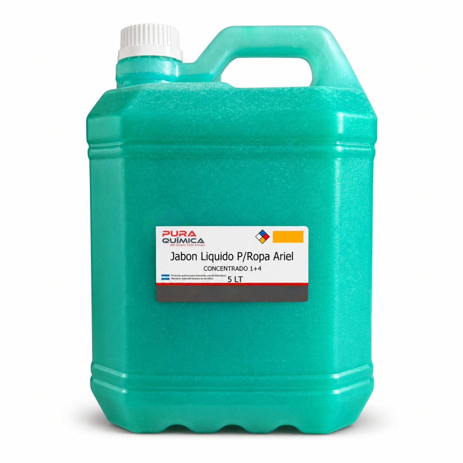 JABON LIQUIDO P/ROPA (TIPO ARIEL) X LT CONCENTRADO (1+4) BASE JABON LIQ