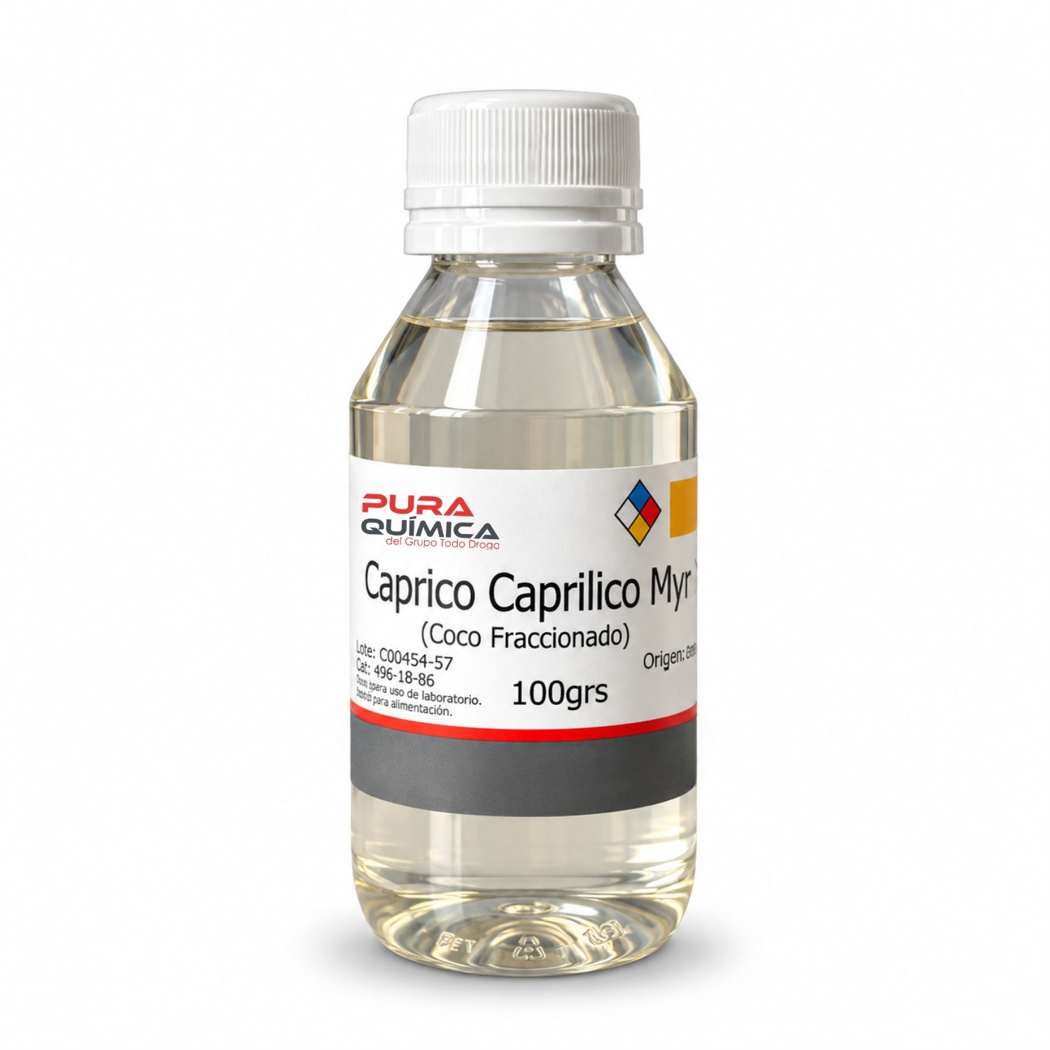CAPRICO CAPRILICO MYRITOL ( COCO FRACCIONADO - CAPRYLIC/CAPRIC TRIGLYCERID (SILICONA VEGETAL)  X KG