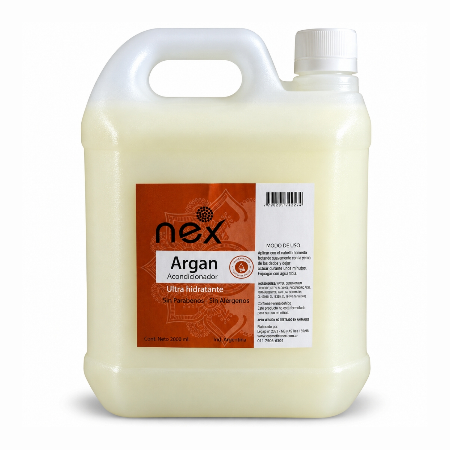 ACONDICIONADOR NEX ARGAN X 2000 CC BIDON