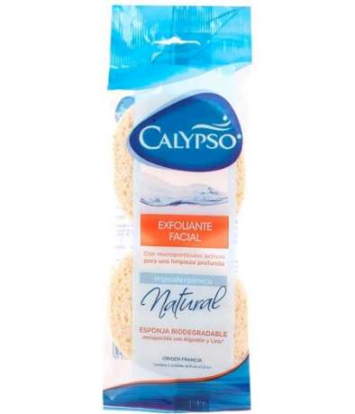 CALYPSO ESPONJA FACIAL EXFOLIANTE X 2