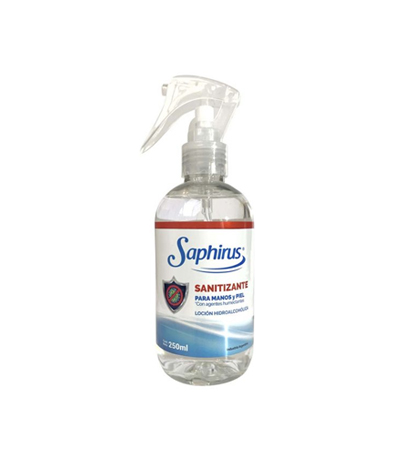 SANITIZANTE X 250 ML C/GATILLO  SAPHIRUS