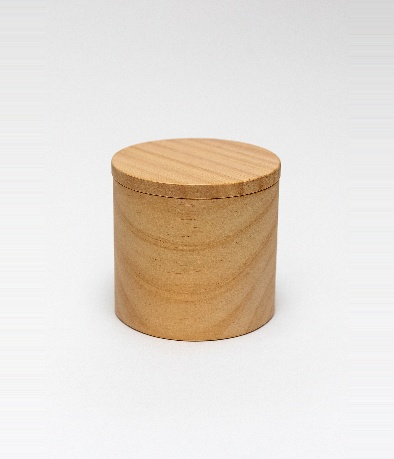 CUENCO DE MADERA P/VELA C/TAPA CHICO