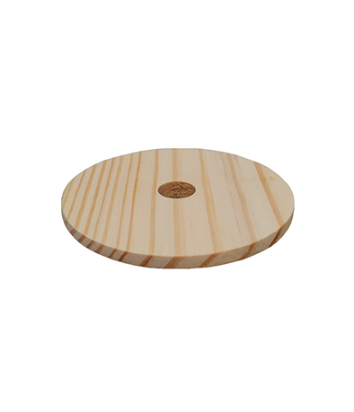 TAPA MADERA DIFUSOR P/VASO WHISKY X UNID