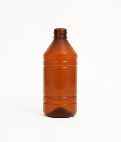 BOTELLA PET AMBAR 28GRS BOCA 28 X 1000 CC SOLA