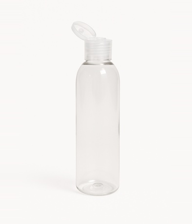 BOTELLA RO PET CRISTAL 20/410 X 75 CC C/TAPA FLIPTOP
