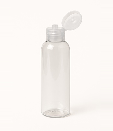 BOTELLA RO PET CRISTAL 24/410 X 125 CC C/TAPA FLIPTOP