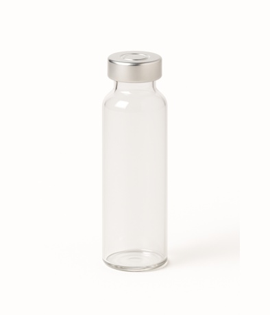 TUBO VIAL (FRASCO AMPOLLA INCOLORO 22.50 X45 ) BOCA 20X 10CC C/TAPON-PRECINTO