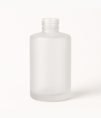 FRASCO ROUND GLASS SATINADO BOCA 20/410  X 30 CC SOLO NUEVO !