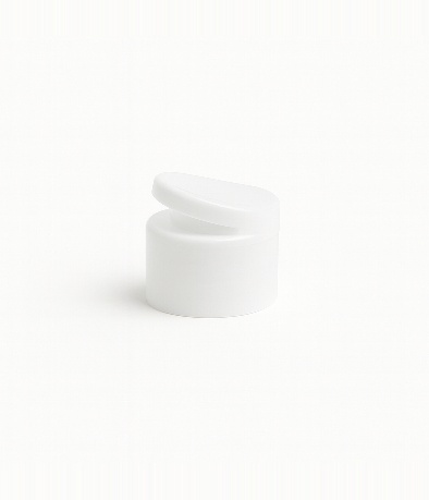 TAPA FLIP TOP RECTA 24/410 PLASTICA BLANCA X UNID