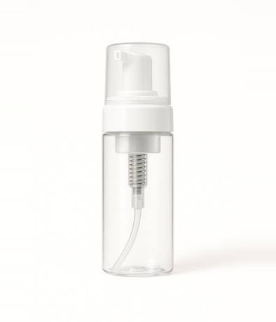 BOTELLA FOAMER (ESPUMA) PET CRISTAL X 60 CC C/BBA BLANCA