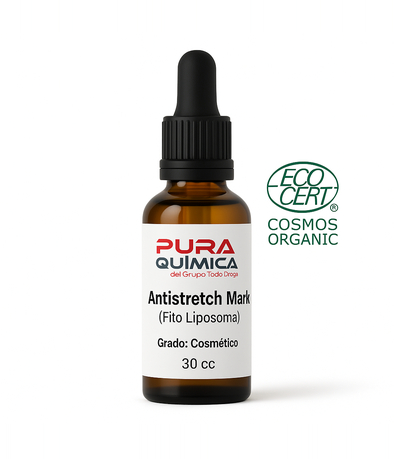 LIPOSOMAS ANTISTRETCH MARK ECOCERT BETA GLUCAN/OLIVA/ZANAHOR/MOSQUETA/VIT E (COSMETICA NATURAL )