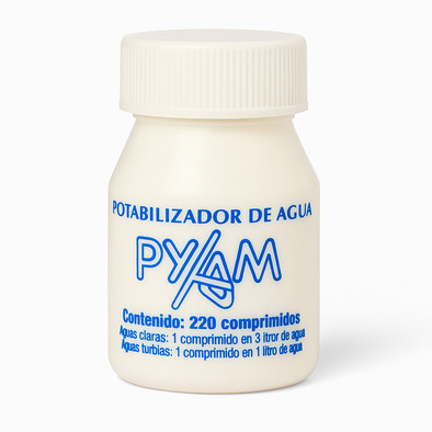 PASTILLAS POTABILIZADORAS (1 + 3 LTS AGUA) X 220 UNID