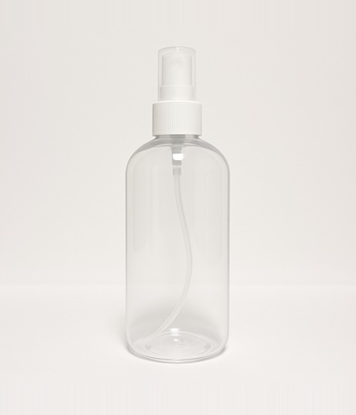 BOTELLA OMEGA PET CRISTAL 24/410 X 500 CC C/VALVULA SPRAY NATURAL