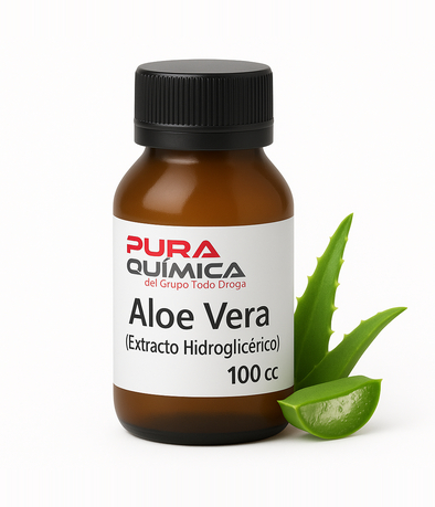 EXTRACTO HIDROGLICERICO ALOE VERA  (COSMETICA NATURAL)