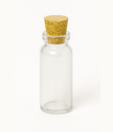 TUBO VIAL (FRASCO AMPOLLA INCOLORO 22.50 X45 ) BOCA 20 X 10 CC C/CORCHO