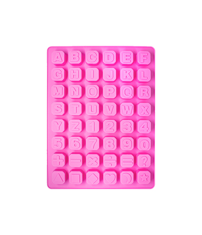 MOLDE SILICONA N22 LETRAS/SIGNOS/SIMB X UNIDAD