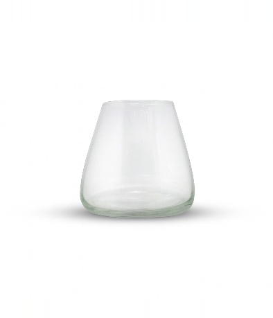 VASO P/VELA VOLCAN DE VIDRIO X UNID