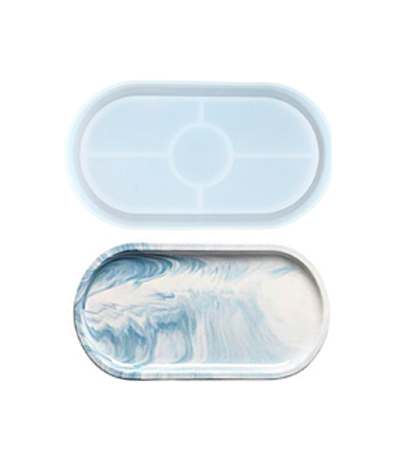 MOLDE SILICONA P/RESINA N35 OVAL X UNID