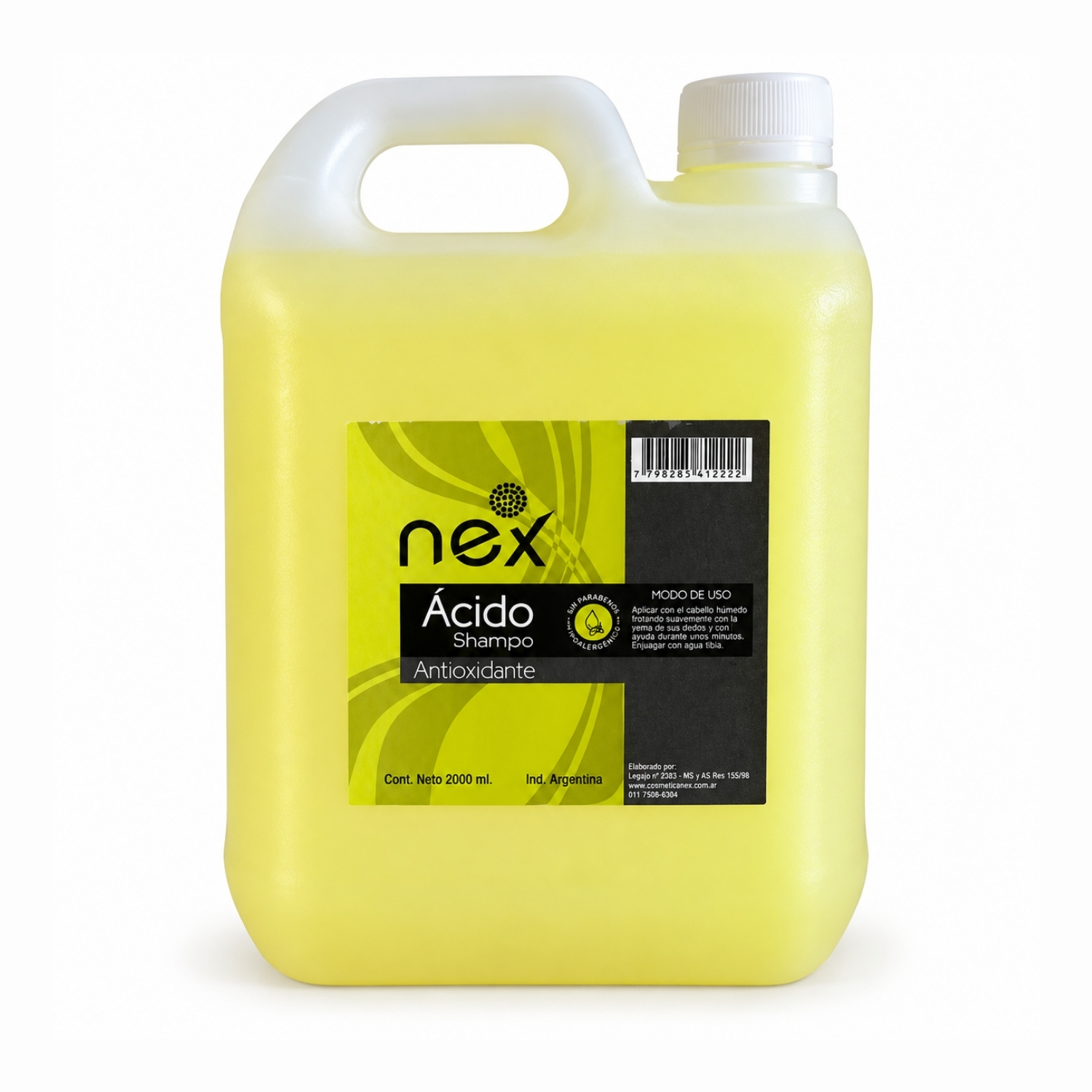 SHAMPOO NEX ACIDO PH5.50 X 2000CC (BIDON)