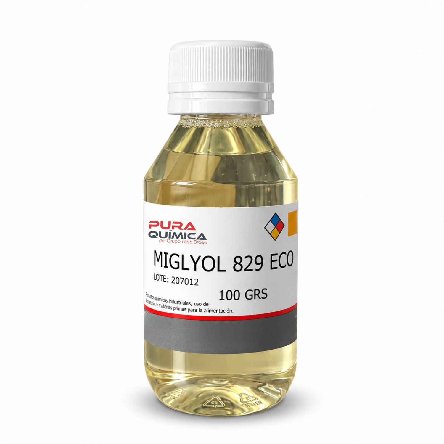 MIGLYOL 829  ECO (CAPRYLIC/CAPRIC/SUCCINIC TRIGLYCERIDE) TIPO SILICONA DIMETICONA VEGETAL